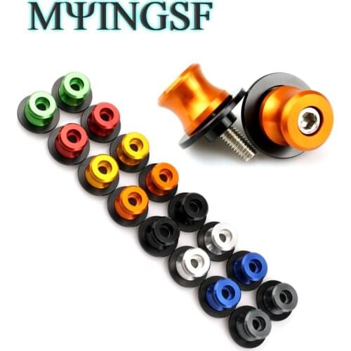 Swingarm Spools Slider For KTM 990 SUPERMOTO/SUPER DUKE/R 1050 1090 1190 1290 ADVENTURE/R/T/S Motorcycle Stand Screw M10