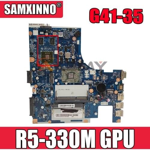 For lenovo G41-35 Laptop motherboard G41-35 BMWQ3/BMWQ4 NM-A401 R5 330M GPU Motherboard ( FOR AMD CPU ) tested 100% work
