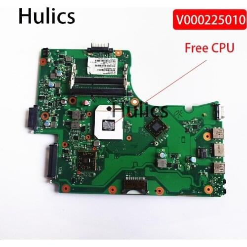 Hulics Original Laptop motherboard For TOSHIBA Satellite C650D C655D Mainboard V000225010 6050A2357401-MB-A02 DDR3 main board