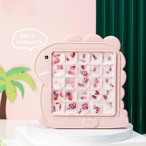 Cute Dinosaur Ice Cube Maker Silicone Ice Mold Cube Tray Chocolate Fondant Mould Diy Bar Kitchen Gadgets