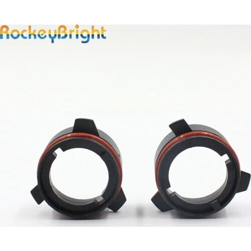 Rockeybright 2*D2S HID bulb holder adapters for BMW E39 D2 D2S HID Xenon Head lamp bulb Adapter Socket D2R Xenon bulb connector