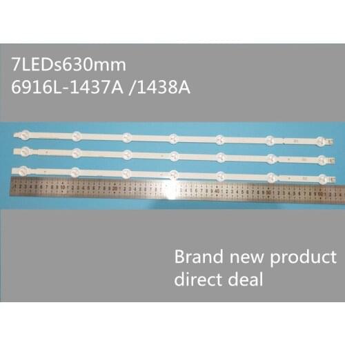 New!60PCS*7LED LED Backlight Strip perfect Replacement for 32LN541V 32LN540V B1/B2-Type 6916L-1437A 6916L-1438A LC320DUE SF R1