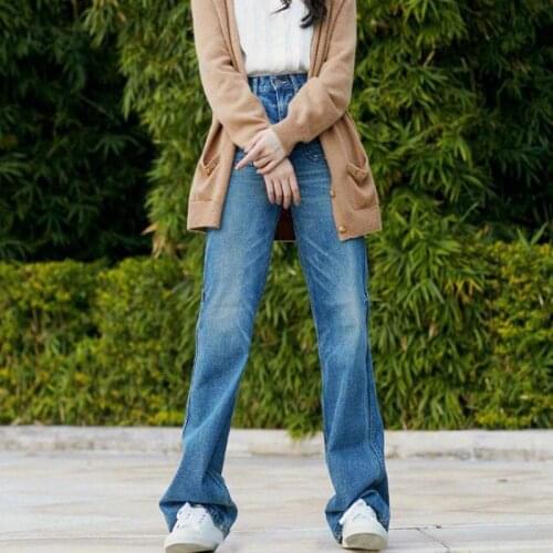 2021 Star Loose And Comfortable High Waist Wide Leg Jeans Mop The Floor Daddy Pants Do Old Pants Lady