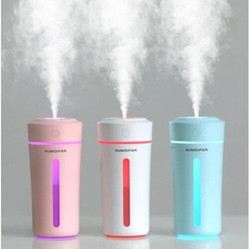 270ML USB Cup Air Humidifier Aroma Essential Oil Diffuser Aromatherapy Humidificador With LED Night Light Lamp 40#1210