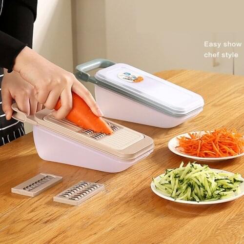 Household Potato Carrot Shredder Multi-Function Vegetable Cutting Artifact Shredder Grater Kitchen Creative Accessories Tools