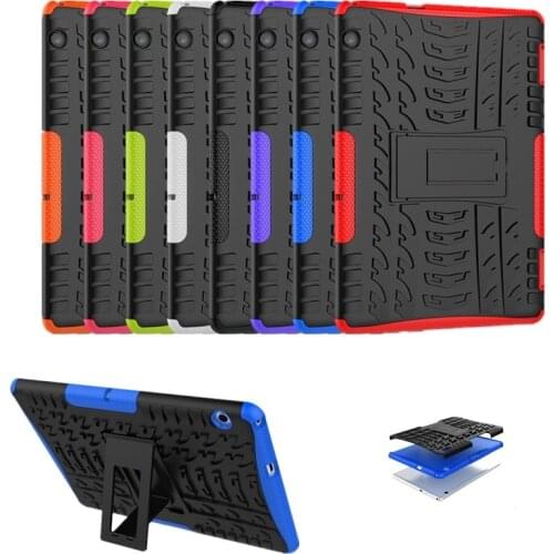 T5 Tablet Silicon+PC Cover for Huawei MediaPad T5 10 10.1 inch AGS2-W09 -L09 /L03/W19 case Shockproof Tablet Stand Case
