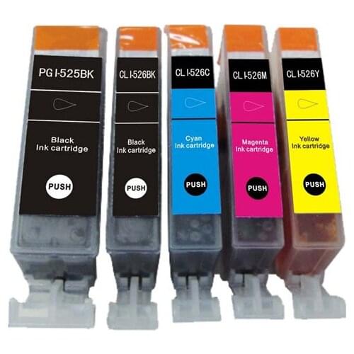 Compatible Ink Cartridge PGI525 CLI526 Used for Canons MG5200 MG8220 IX6250 IX6550 IP4840/IX6540/MG5140/MG5240/MG6140/MG8140
