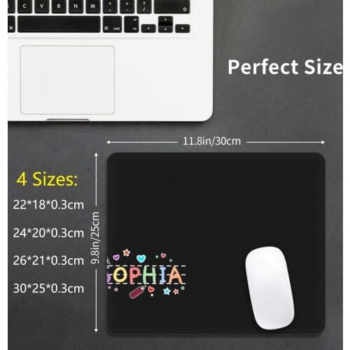 Sophia First Name Mouse Pad 360 Sophia First Name Back To School Style Kindergarten Cute