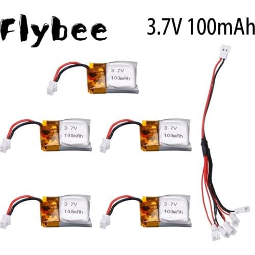 3.7v 100mah Lipo Battery For Cx-10 Cx-10a FQ777-124 Hubsan Q4 Wltoys V272 Rc Quadcopter Spare Parts Drone Battery With charger