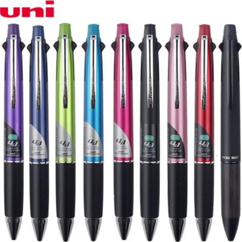 2 pcs UNI Mitsubishi MSXE5-1000-05 Multifunction 4+1 Multifunction Multicolor Ballpoint Pen SXR-80 Refills