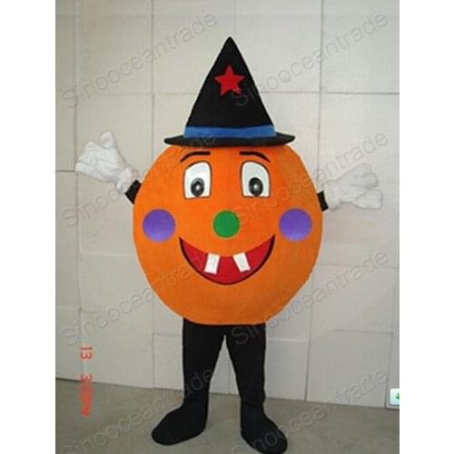 MR. PUMPKIN Mascot Costume Cartoon Character Costumes mascot costume Fancy Dress Party Suit