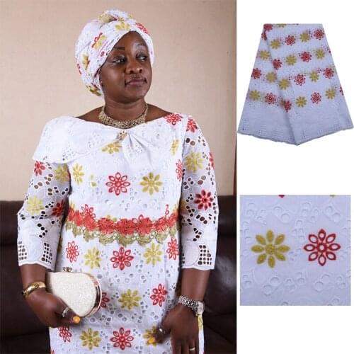 Latest Design Swiss Voile Lace In Switzerland 100% Cotton Lace Nigerian Lace Fabric High Quality African Dry Lace Fabric 1780