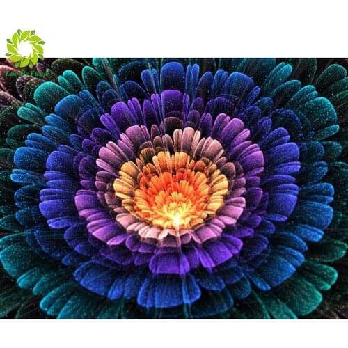 NEW DIY 5D Diamond Painting flower Landscape Full circular Diamond Embroidery Cross Stitch Rhinestone Home decor