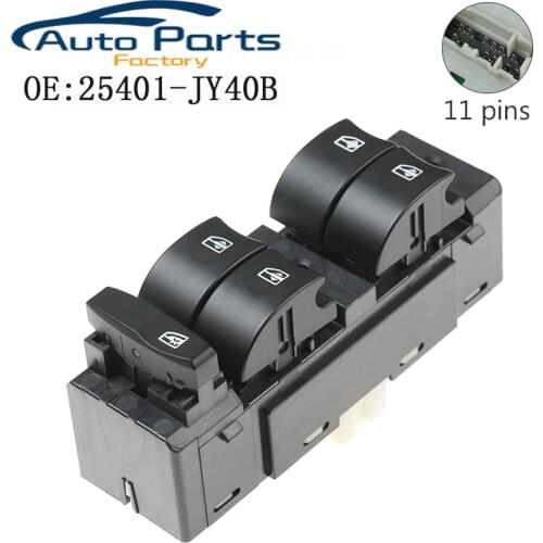 New High Quality Master Electric Power Window Switch For Renault Koleos 2008-2016 25401-JY40B 25401JY40B