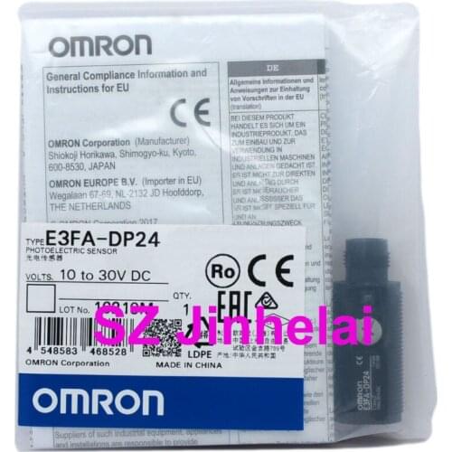 OMRON E3FA-DP24 Authentic Original PHOTOELECTRIC SWITCH PNP