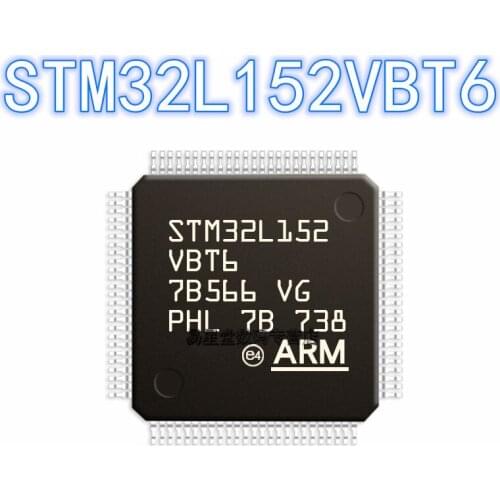 1PCS 100% new original authentic STM32L152VBT6 QFP-100 32L152VBT6 QFP100 32-bit microcontroller chip