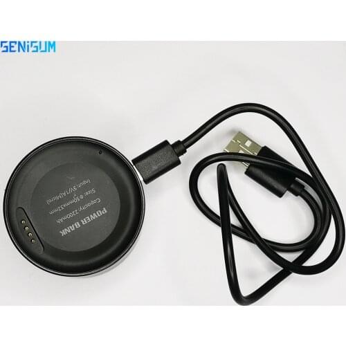 Smartwatch Chargers Base 2200mAh Charging Compartment Smart Watch Android USB Socket Charging Cable Line For Rogbid Rollme LEM14