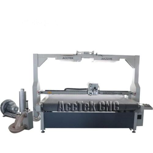 Factory Price Cutting Rubber Gaskets With Auto Feed Oscillating Knife Blade Cutting Machine With Punch For Make Shoes