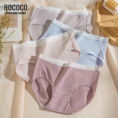 Womens Underwear Cotton Panty Sexy Panties Female Underpants Solid Color Panty Intimates Women Lingerie Lady Bikini Panty