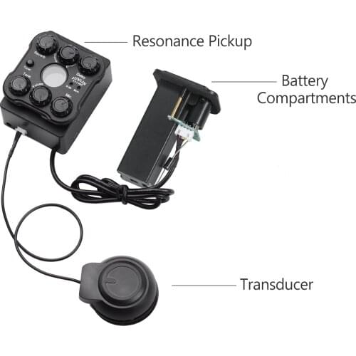 Acoustic Guitar Pickup Resonance Pickups Preamp System with LED Screen guitar accessories guitar pickup guitar parts