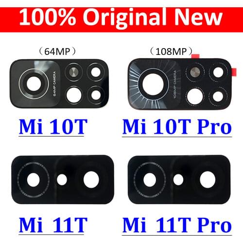 New Back Rear Camera Glass Lens Cover For Xiaomi Mi 10T Pro With Adhesive