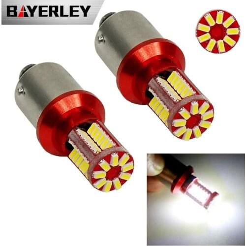 1156 BA15S P21W Car Led Lights Xenon White Bulb Yellow Red Tail Brake Light Reverse Turn Signal Lamps DRL 12V 2pcs new