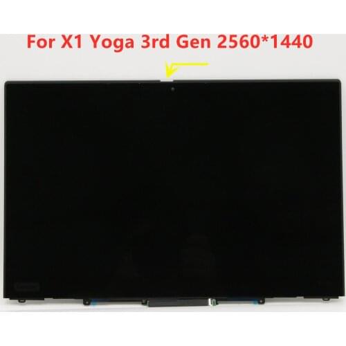 14"Inch LP140QH2 SPA2 LCD Screen Assembly Touch Display For Lenovo thinkpad x1 Yoga 3rd Gen 01YT246 01YT247 01AY926 01AY927
