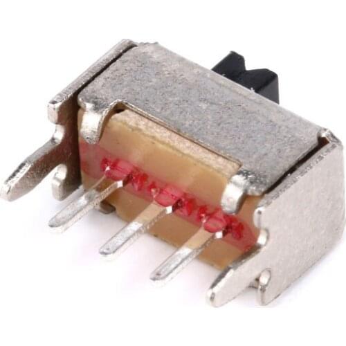 20pcs Toggle switch in-line horizontal patch small miniature toy power switch sliding gear