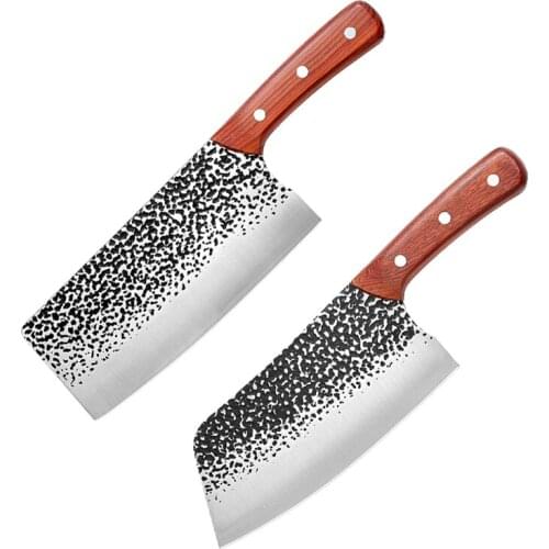 5cr15mov Stainless Steel Hammer Patterned Chef Knife Forging Kitchen Texture Sushi Household Sharp Multi-purpose Cooking Knives