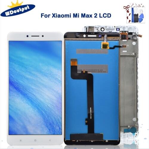 Original For Xiaomi MAX 2 LCD Display Touch Screen Digitizer Assembly Parts For Xiaomi MI Max2 LCD MDE40 MDI40 Replacement Parts