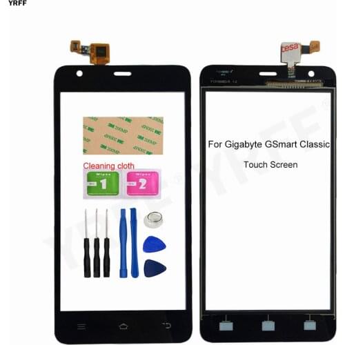 Free Shipping New Panel Lens Sensor For Gigabyte GSmart Classic Glass Touch Screen Digitizer Assembly Repair parts