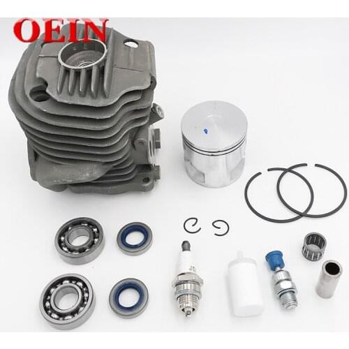 Chain saw 51mm Cylinder Piston Grooved Ball Bearing Kit For Husqvarna K750 K760 cutoff concrete saw Engine Motor Parts