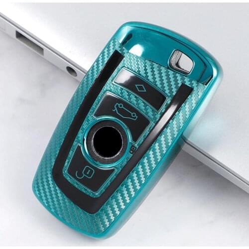 Carbon Fiber TPU Car Key Case Cover For BMW 520 525 f30 f10 F18 118i 320i 1 3 5 7 Series X3 X4 M3 M4 M5 Car Styling Key Shell