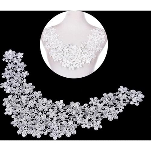 DIY Floral Lace Trim Roll Embroidered Wedding Clothes Neckline Gifts Bags