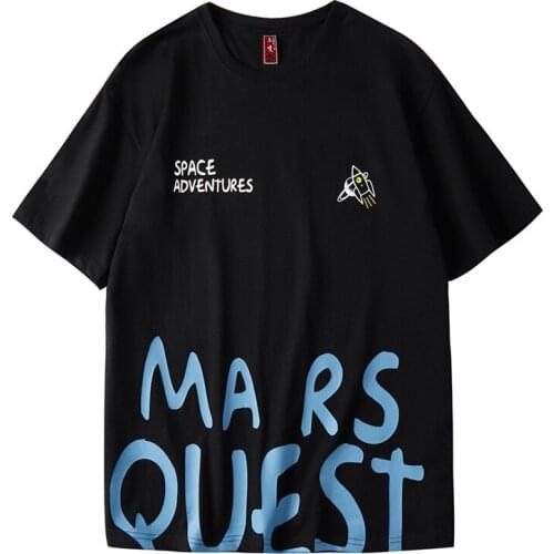 The new spring and summer 2021 cotton tide loose short sleeve T-shirt male the current Chinese wind menswear phoenix embroidery