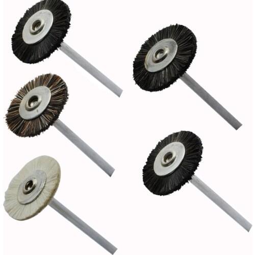 GOXAWEE 10pcs Abrasive Wheel Brushes Polishing Tools For Dremel Accessories Rotary Tools Mini Grinder Machine Mini Drill