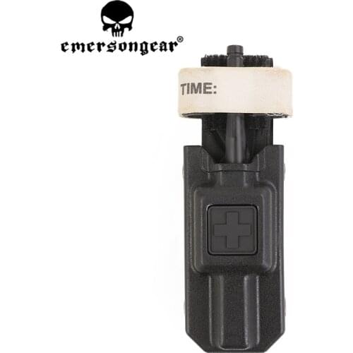 Emersongear Tactical Molle Tourniquet Case Carrier Pouch Box HolderQuick Release Storage Box Airsoft Shooting Military Outdoor