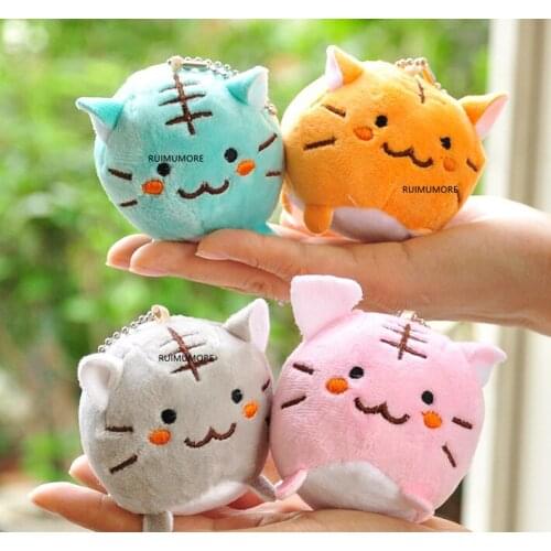 Cat Doll , Mini 6CM Plush Stuffed Toy Doll ; Small BAG Pendant Childs Gift Key chain Plush Toy