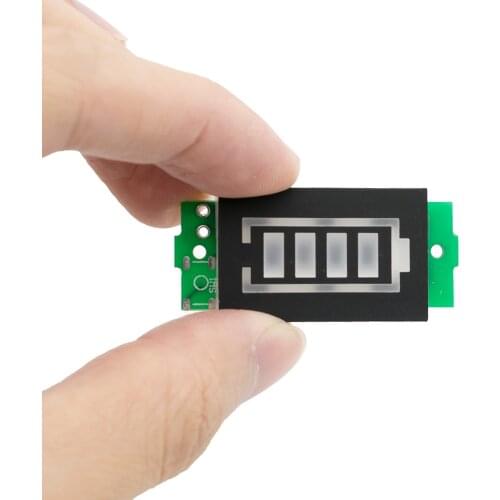 1S 2S 3S 4S Single 3.7V Lithium Battery Capacity Indicator Module 4.2V Blue Display Electric Vehicle Battery Power Tester Li-ion