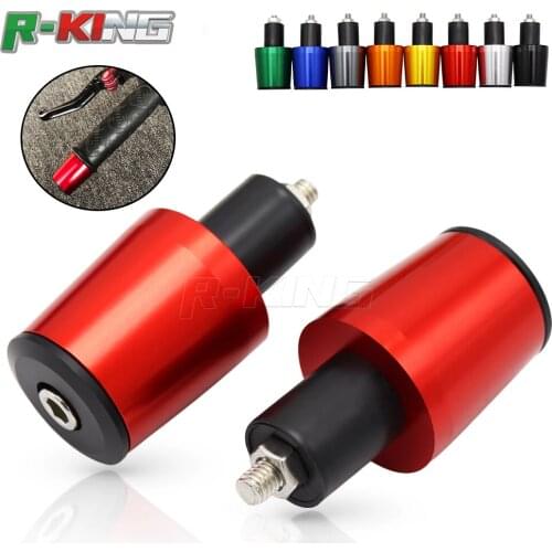 Motorcycle Accessories 7/8'' 22MM Handlebar Grips Handle Bar Cap End Plugs For GSX-R 600 750 1000 K4 K5 K6 K7 K8 K9