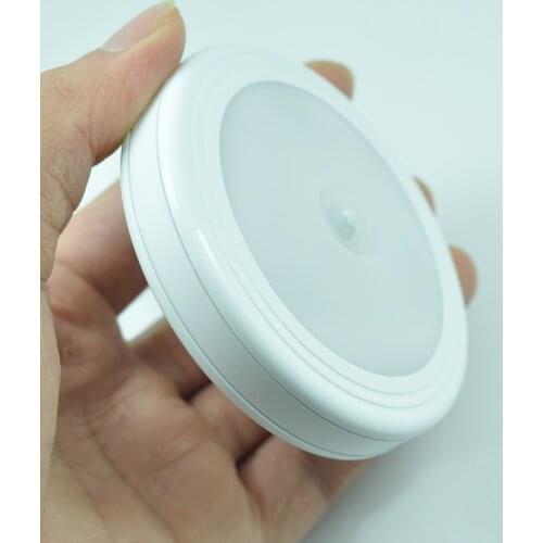 Night Light Lamps Motion Sensor Nightlight PIR Intelligent LED Human Body Motion Induction Lamp Energy Saving Lighting AAA