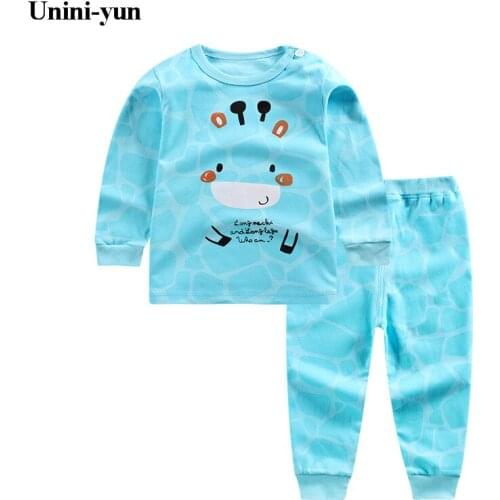 2017 Autumn Kids Clothing Sets Baby Boys Girls Cartoon green Cotton Set Winter Children Clothes Child T-Shirt+Pants Suit