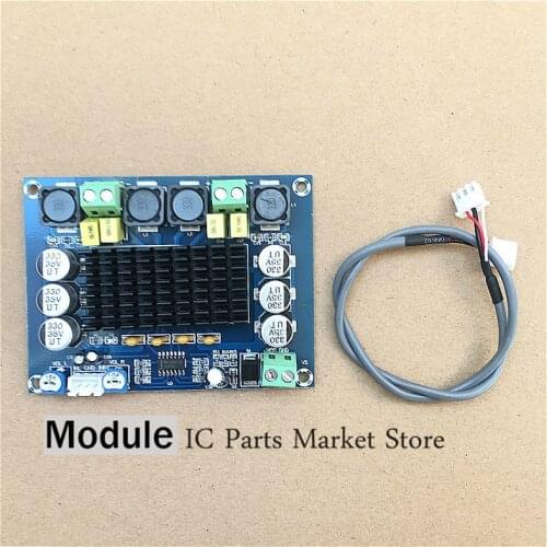 XHM543 High-power Digital power amplifier board TPA3116D2 Audio amplifier Module Class D dual channel 2*120W