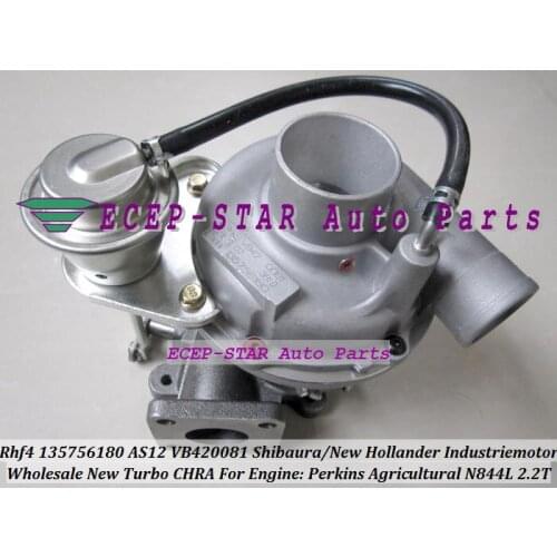 RHF4 VB420081 13575-6180 AS12 Turbocharger Turbo For New Hollander for SHIBAURA Industriemotor For Perkin s N844L N844L-T 2.2T