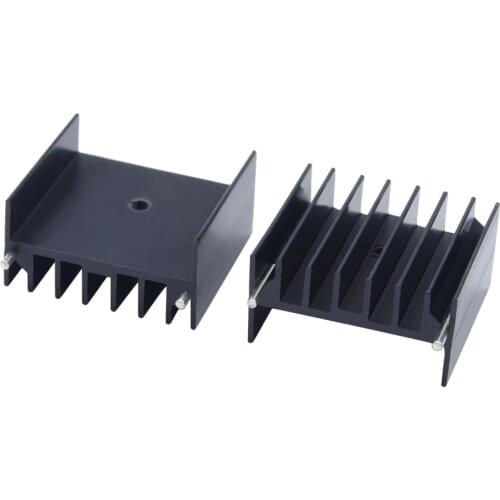 10pcs 100pcs 500pcs Available customization TO-3P Heatsink 30*32*16.5mm aluminum TO-247 with pin black aluminum profile radiator