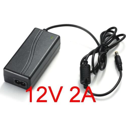 100PCS High quality IC solutions DC 12V 2A Switch power supply, 24W LED power adapter, Free shipping
