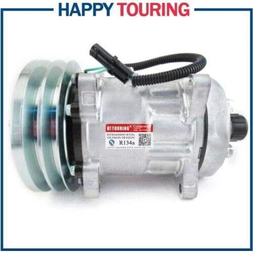197121A1 1999755C3 1999755C2 Sanden SD7h15 7H15 4609 U4609 4478 AC Compressor For Case New Holland MC Cormick Steyr truck 12V