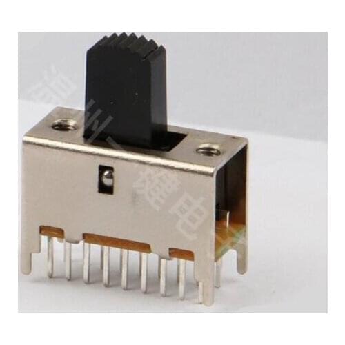 20PCS/lot SS-62D02 18 foot 4 fixed foot toggle switch 6p/2t/six knife double throw//Position high 10MM/SS62D02
