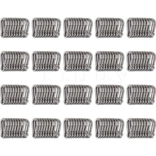 200Pieces Heavy Duty M6 304 Stainless Steel Quick Link Spring Buckles
