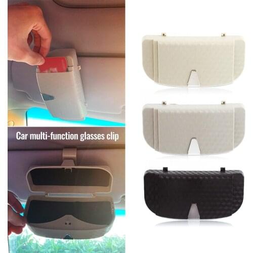 Car Glasses Frame Sun Visor Clip Sun Visor Glasses Case Universal Car Glasses Frame Protection Box Storage Clip Kitchen Tools